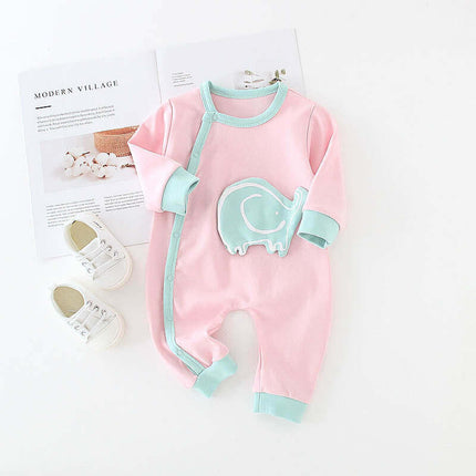 Baby One-Piece Romper Cotton class A safety fabric.