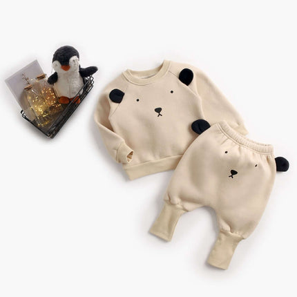 Baby Plus Velvet Sweater Suit 6 to 12 months.