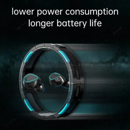 Bluetooth TWS Wireless In Ear Headphones Power Bank gaming earbuds