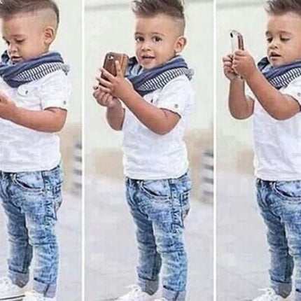 Boys Clothing Sets Baby Clothes Suit cotton blend fabric.