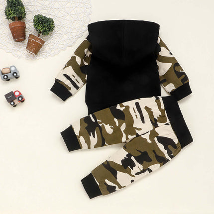 Boys Cotton Clothing Set size chart guide.