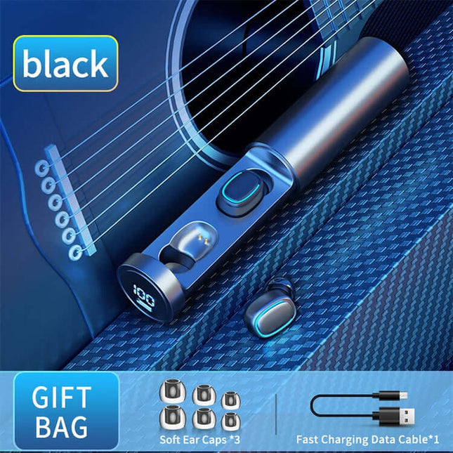 c1 tws bluetooth 5.0 touch digital display earphones charging case