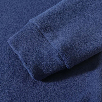 casual stand collar coral fleece long sleeve pullover jacket model