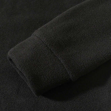 casual stand collar coral fleece long sleeve pullover jacket winter style