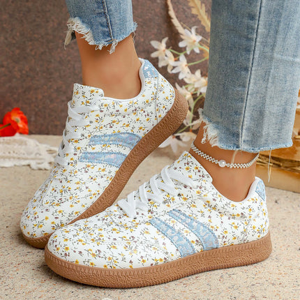 Casual Versatile Low Top Sneakers Fashionable Womens Flats Trendy Streetwear Fashion