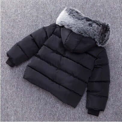 Childrens Thick Cotton Jacket With Hood And Soft Treatment size 120 length 49cm bust 80cm