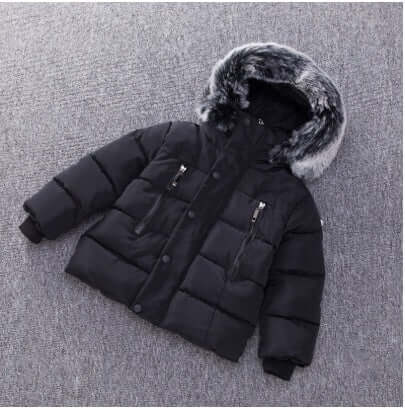 Childrens Thick Cotton Jacket With Hood And Soft Treatment size 130 length 52cm bust 84cm