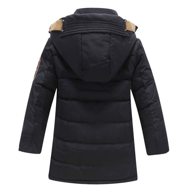 Childrens Winter Duck Down Jacket blue winter outerwear.