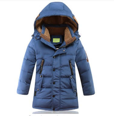 Childrens Winter Duck Down Jacket boys size 130 to 170.