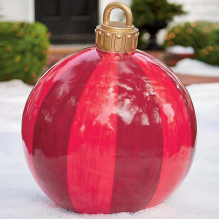 Christmas Inflatable PVC Ornament Ball 60CM Outdoor Decor weatherproof view