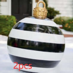 Christmas Inflatable PVC Ornament Ball 60CM Outdoor Decor porch décor