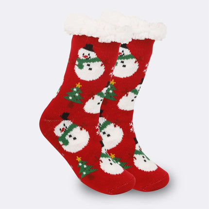 Christmas Thick Fleece Lined Room Socks thick plush winter socks