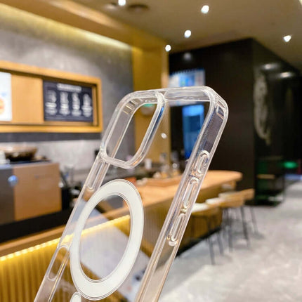 Clear MagSafe Acrylic TPU iPhone Case with Pop-Up Animation precise camera and port cutouts
