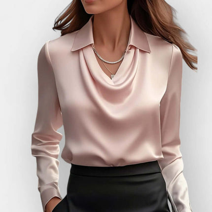 Collared Long Sleeve Shirts formal interview shirt.