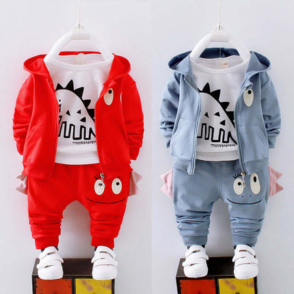 Cotton Childrens Clothing Boys sports suit set.