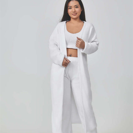 Cozy 3 Piece Winter Pajama Lounge Set winter loungewear look