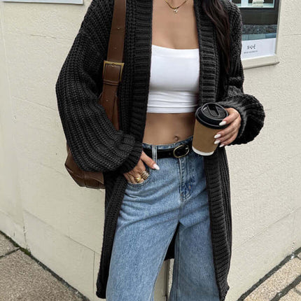 Winter Knit Cardigan Jacket for Women modern casual outfit