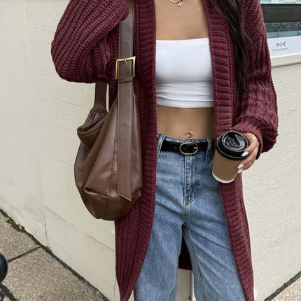 Winter Knit Cardigan Jacket for Women office casual style