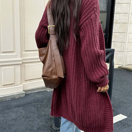 Winter Knit Cardigan Jacket for Women clean design look