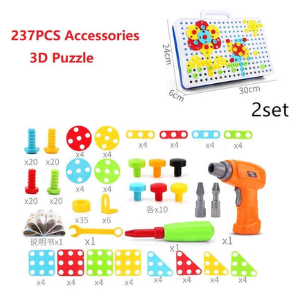 Creative Building Kits Educational Blocks preschool activity.