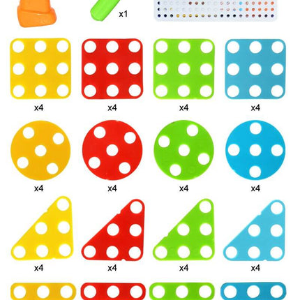 Creative Building Kits Educational Blocks mosaic design toy.