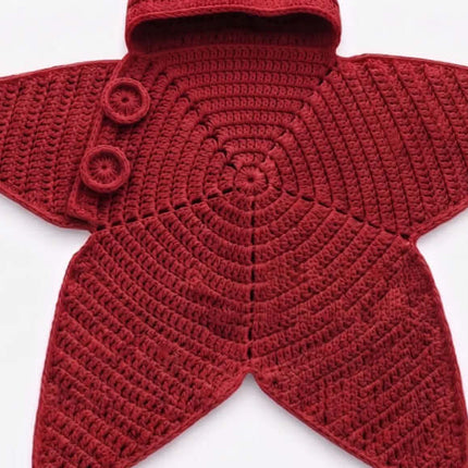 Crocheted Star Shaped Baby Bodysuit DIY Kit Creative DIY Craft