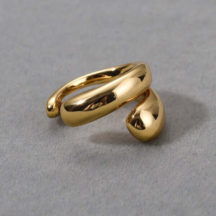 Double Layer Non Piercing Simple Ear Bone Clip Elegant Style double layer design