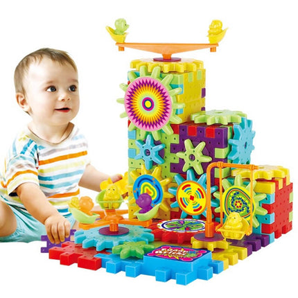 Electric Gears 3D Model Building Kits logic puzzle game.