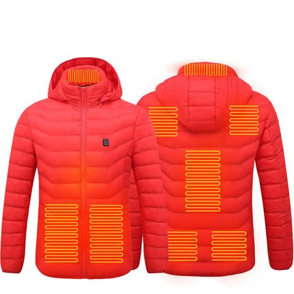 Electric Heated Waterproof Winter Puffer Jacket insulation structure