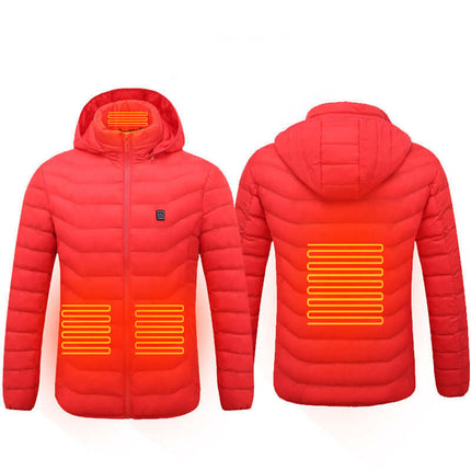 Electric Heated Waterproof Winter Puffer Jacket insulation structure