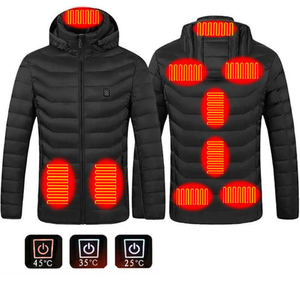 Electric Heated Waterproof Winter Puffer Jacket skiing use