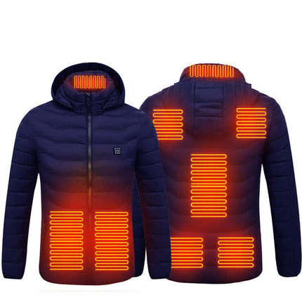 Electric Heated Waterproof Winter Puffer Jacket outdoor adventure