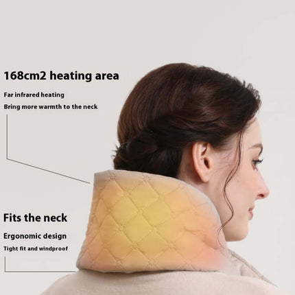Electric Heating Scarf USB 3 Gear Thermal Neck Warmer soft fabric