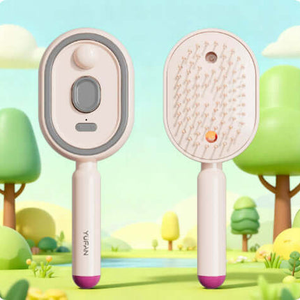 Electric Mist Detangling Hair Spray Brush Fine Mist Spray Technology