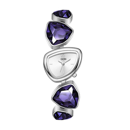 Crystal Bracelet Luxury Watch for Women white crystal version