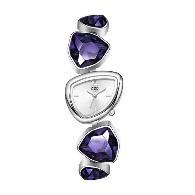 Crystal Bracelet Luxury Watch for Women white crystal version