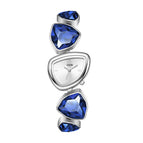 Silver Streak Blue Crystal