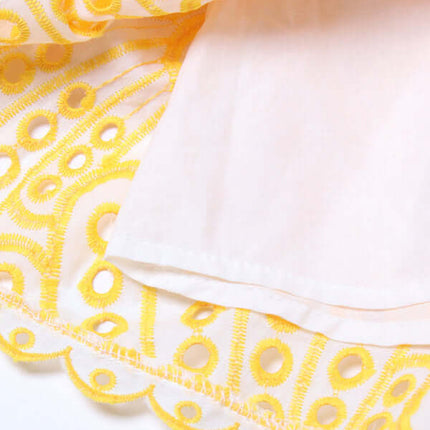 Elegant Strapless Embroidered Ruffle Hem Short Dress for Women summer outfit