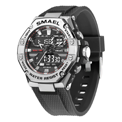 Premium Digital Alloy Sport Waterproof Watch For Men waterproof protection