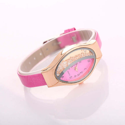 Eye Quicksand Oval Watch for Women side profile