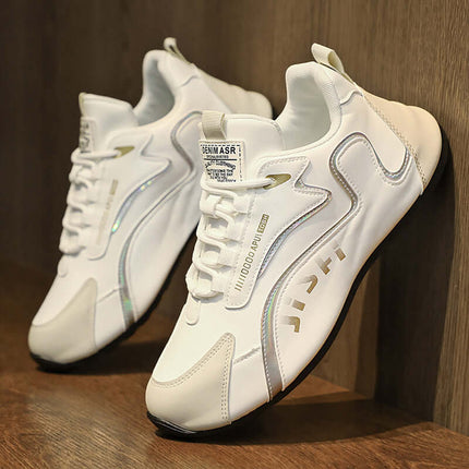 Fashion Colorblock Lace-up Sneakers for Men lace-up design