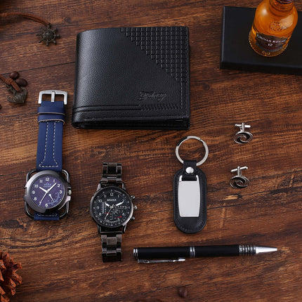 Creative Boutique Watch Gift Set with Luxury Accessories including stainless steel watch