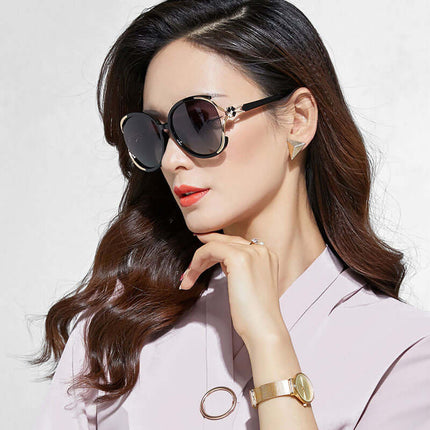 Fashion Polarized Sunglasses For Women progressive purple lens.