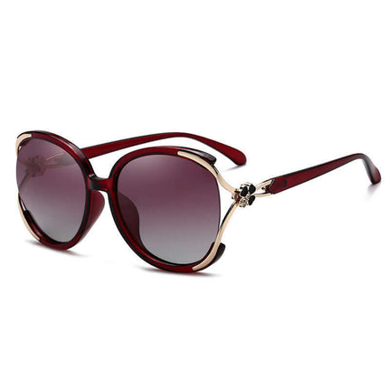 Fashion Polarized Sunglasses For Women tea frame gradient.