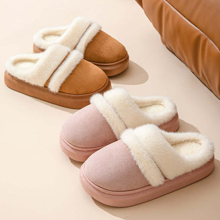 Fashion Warm Cotton Slippers thick anti slip sole.