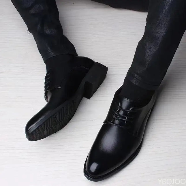 Fashionable Versatile Heightening Men Shoes 2025 side view