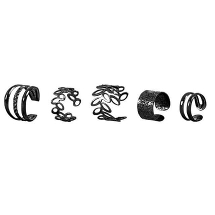 ​Five-Piece Ear Bone Clips Set displayed on a white background