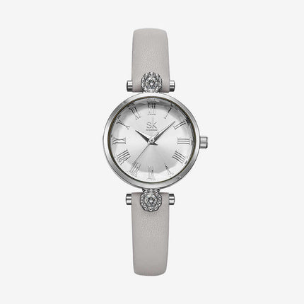 Elegant Diamond Floral Luxury Watch for Women on elegant female wrist