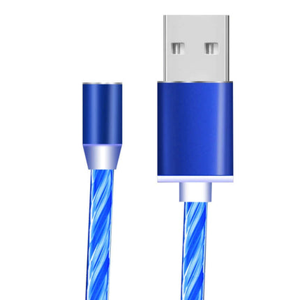 Flowing Light Magnetic Charging Cable for iPhone Type-C safe and stable magnetic charging