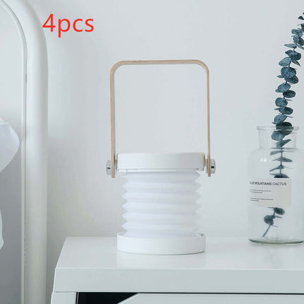 Foldable Touch Dimmable LED Night Light Portable Lantern warm glow